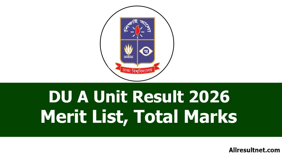 DU A Unit Result 2026