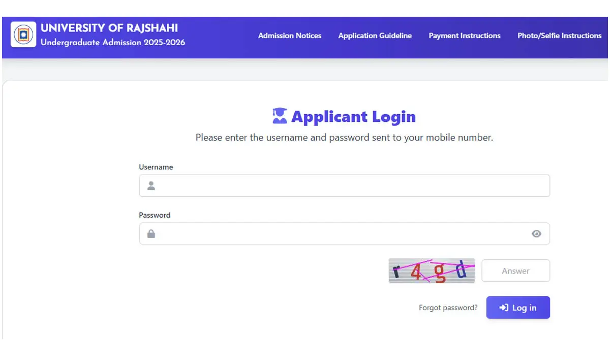 RU C Unit Admission Test Results Released Today