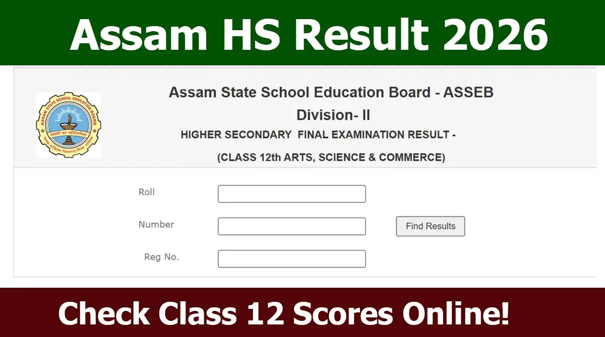 Assam HS Result 2026