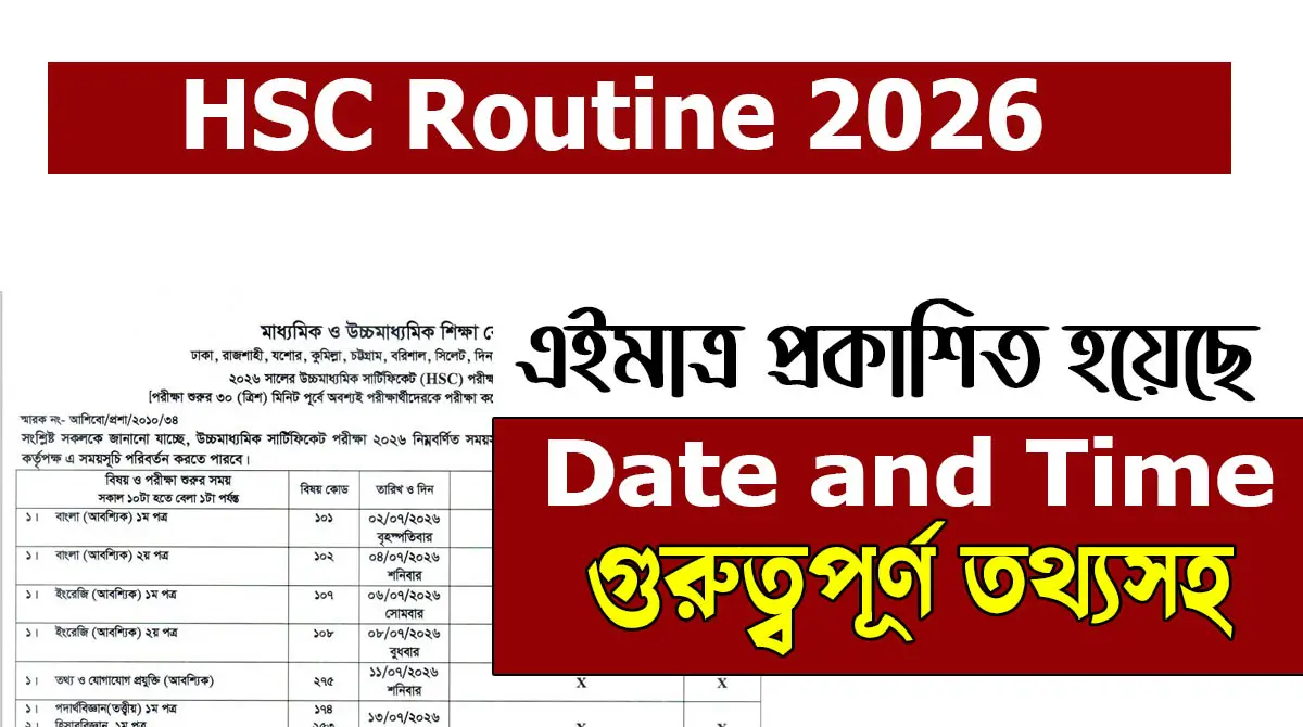 HSC Routine 2026