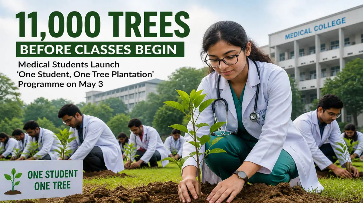 Medical students to plant 11,000 trees