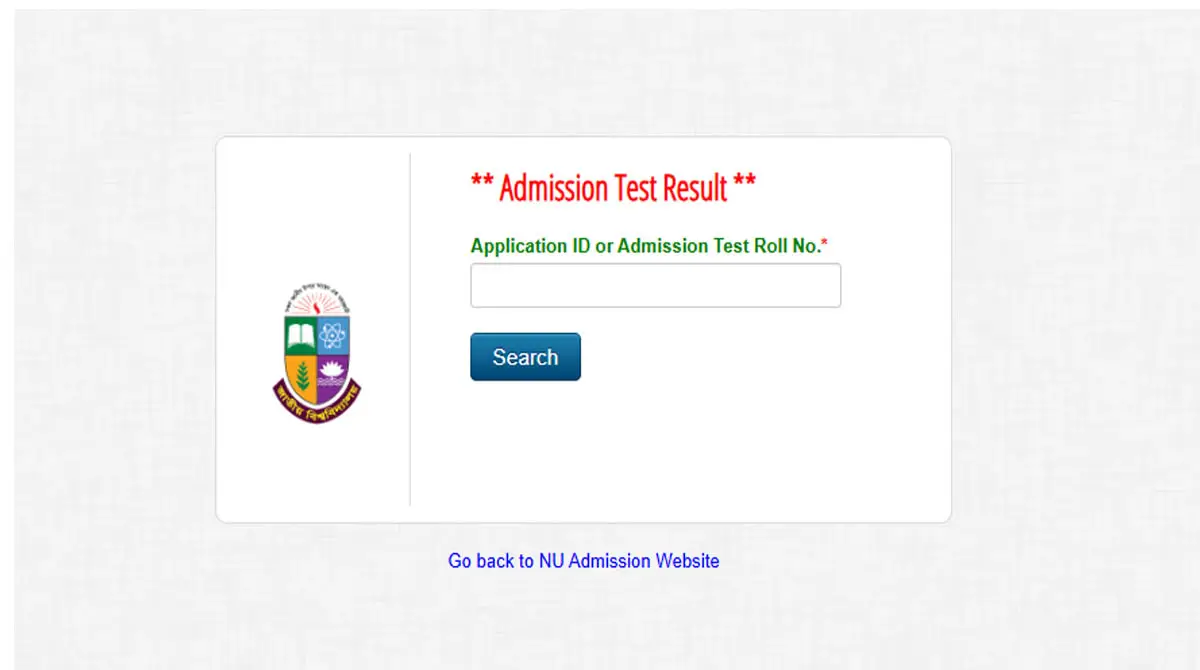NU Admission Result 2026 Honours 2nd Merit