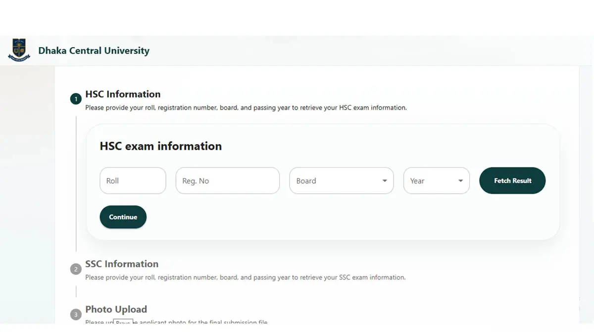 DCU Admission 2026 Application