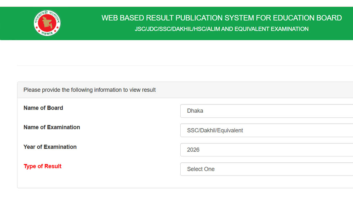 SSC Result 2026